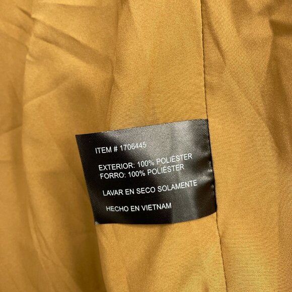 NEW Tahari Women's Size S Camel Brown Belted Wrap Coat Polyester - Picture 7 of 12